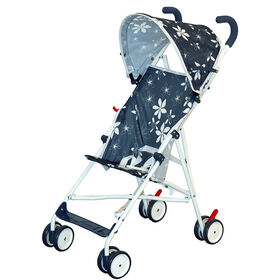 Bily Umbrella Stroller - Navy & White Flowers