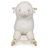 Baby GUND Lamb Rocker with Wooden Base Plush Stuffed Animal Nursery, Cream, 21.5"