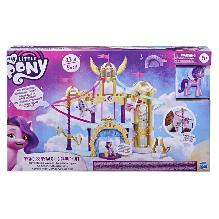 My Little Pony: A New Generation Movie Royal Racing Ziplines - 22-Inch Castle Playset Toy