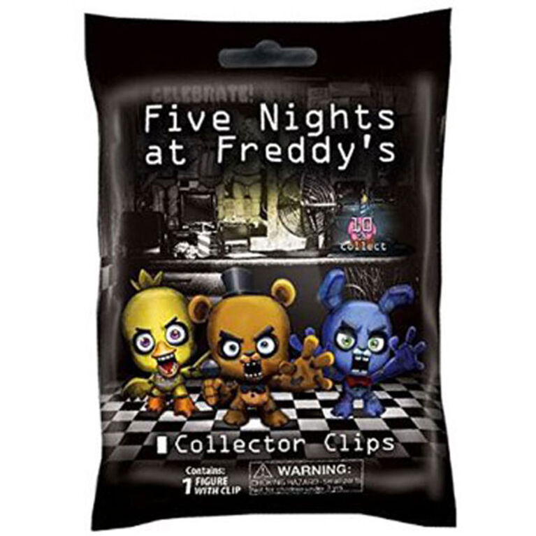 Five Nights at Freddy's - Collector Clips Blind Bag - Styles Vary