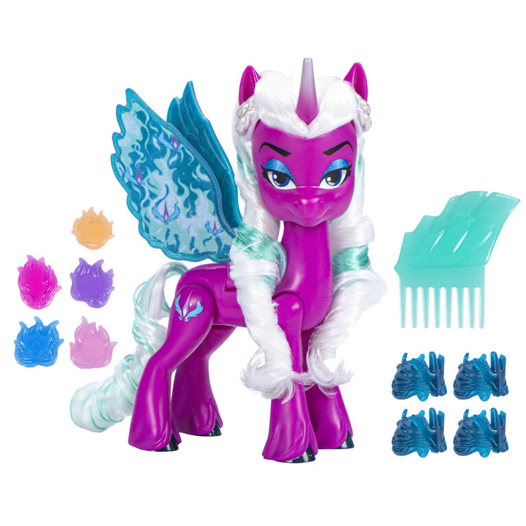 My Little Pony Dolls Opaline Arcana Wing Surprise, 5-Inch My Little Pony Toy Alicorn with Accessories