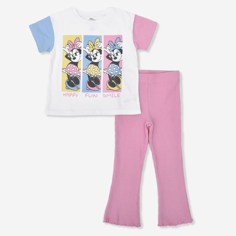 Disney Minnie Mouse Top/Pant Set Pink 4-5