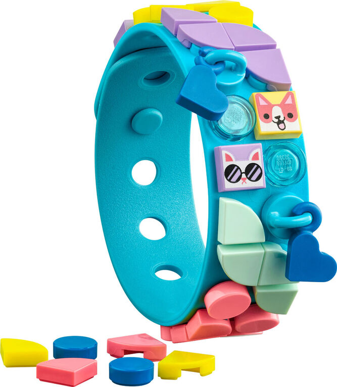 LEGO DOTS Bracelet Mes animaux 41801 Ensemble de loisir créatif (37 pièces)