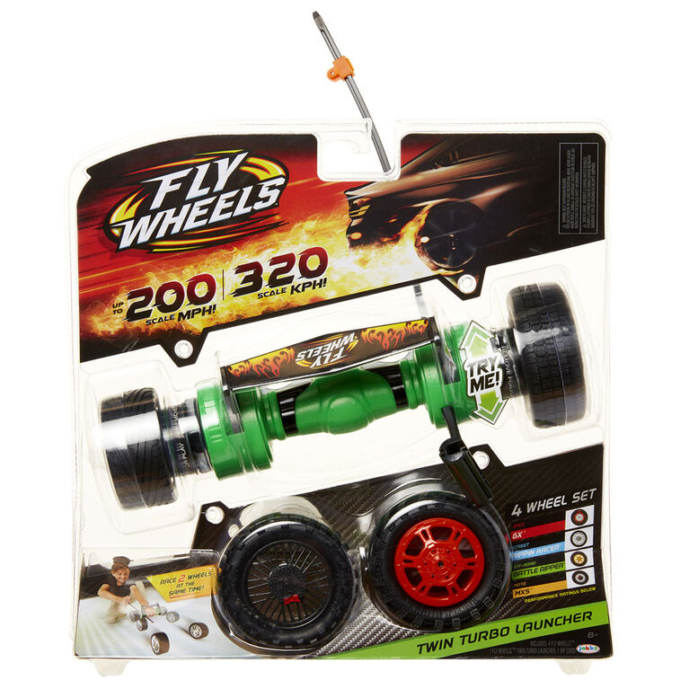 Fly Wheels Twin Turbo Launcher (Green) Toys R Us Canada
