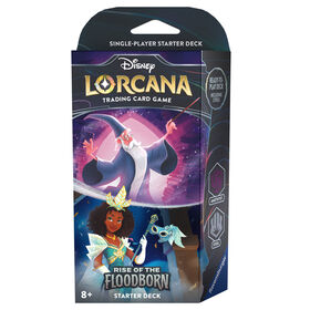 Lorcana Rise of the Floodborn Starter Deck Amethyst and Steel