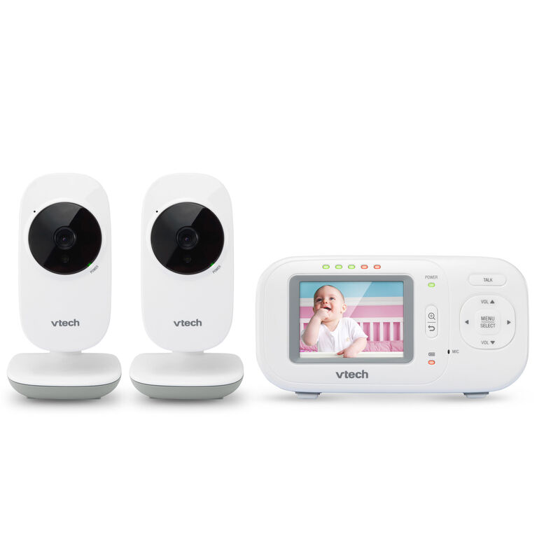 Moniteur couleur vidéo et audio avec 2 caméras VM2251-2 de VTech - Notre exclusivité