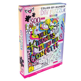 Color By Number Puzzle-Kindness
