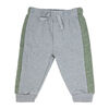 Baby Mode 2 Piece Hooded Quilted Jogger Set: Green 12M