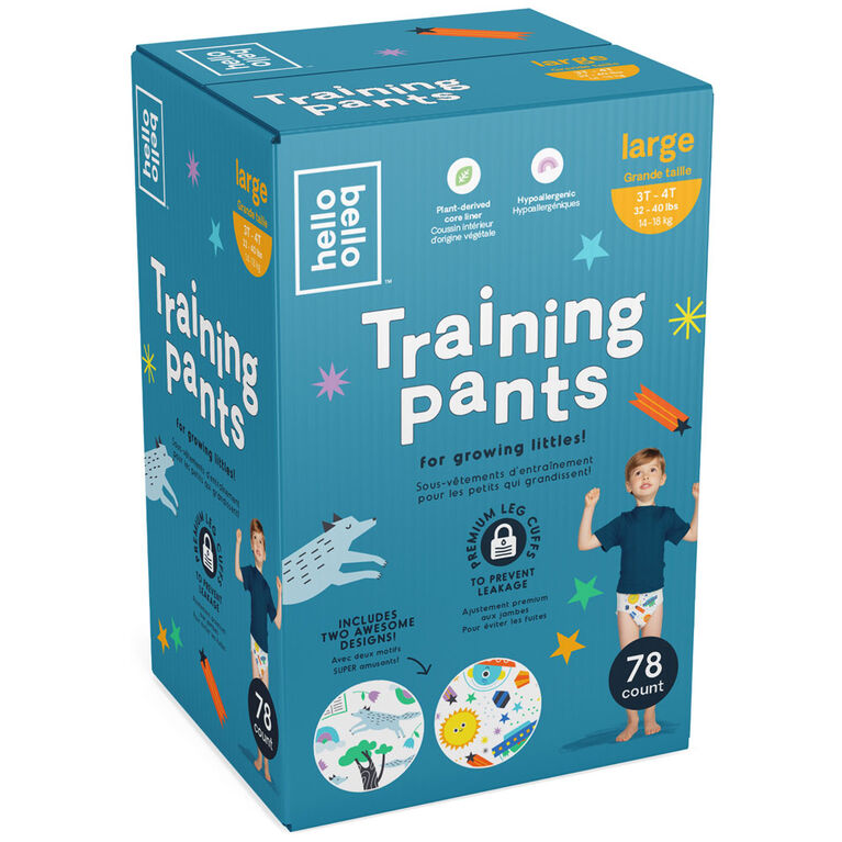 Hello Bello Training Pants Bedtime/Space 3T - 4T