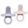 Kushies - Siliteethe Teethers 2pk Pink/Lilac