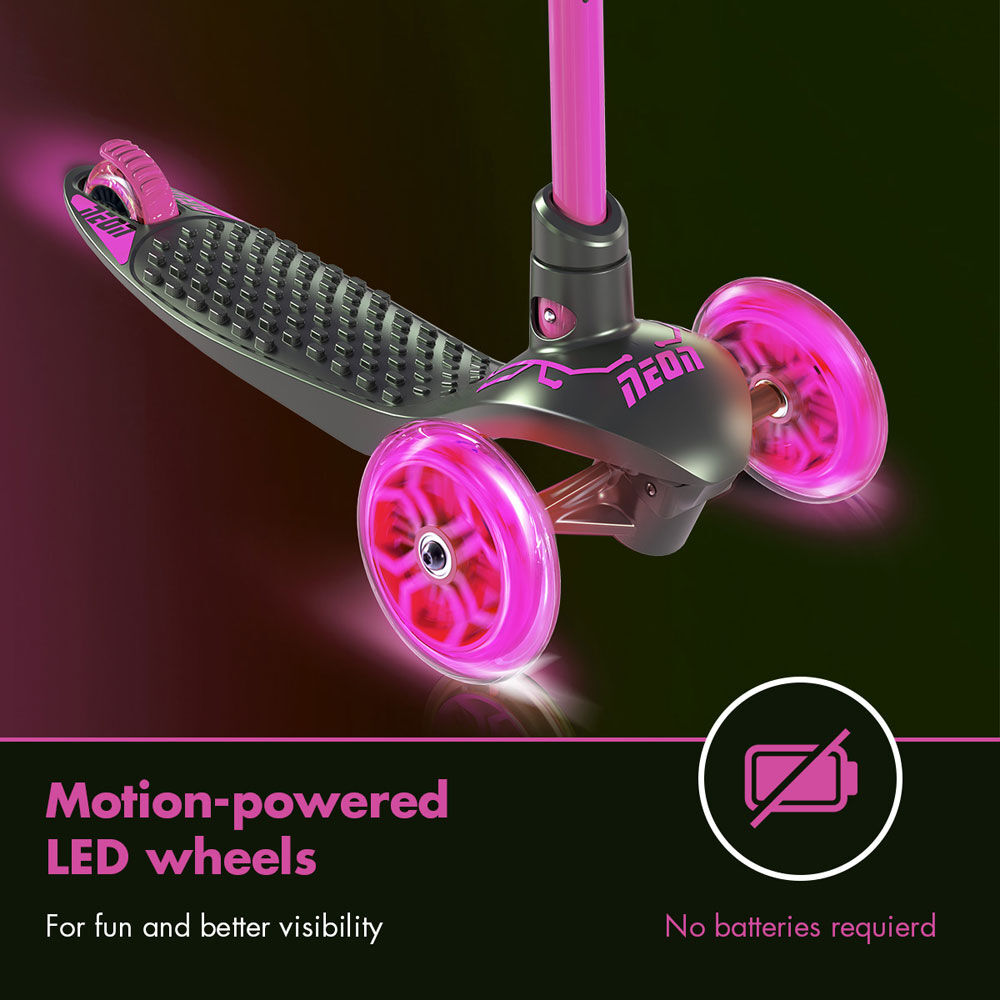 Neon glider scooter pink discount