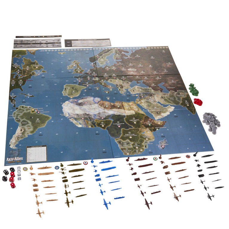 Avalon Hill Axis and Allies Europe 1940 Second Edition WWII Strategy Board Game - English Edition