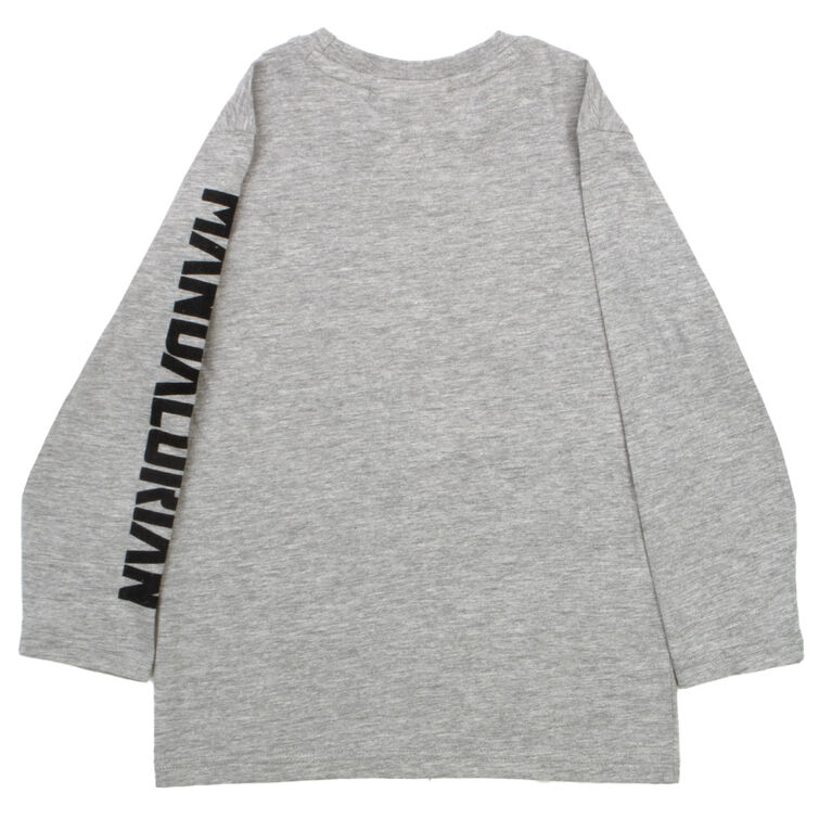 Lego Star Wars Mandalorian Duo Long Sleeve Tshirt Heather Grey