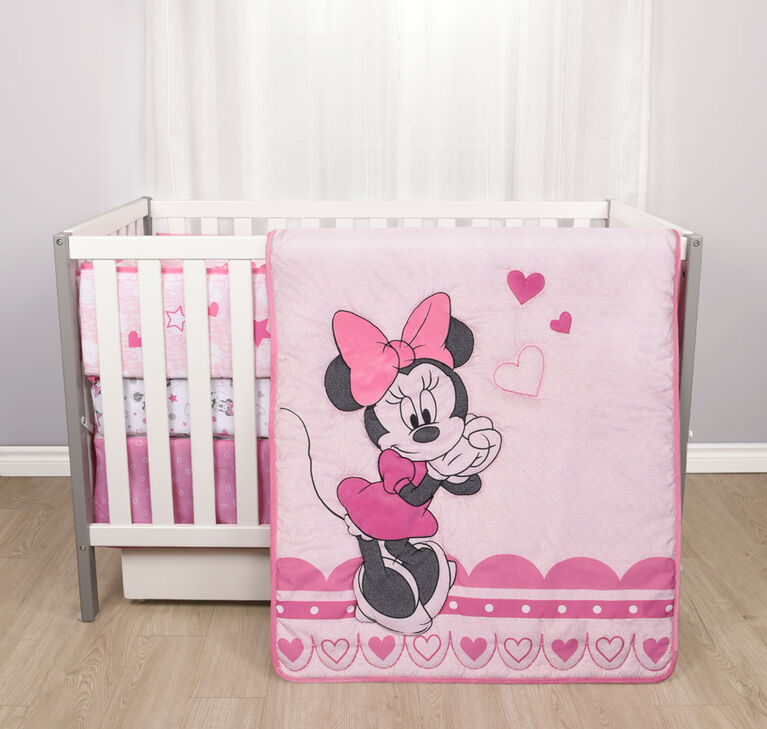 Disney Baby Fitted Crib Sheet Crib Ruffle Minnie Mouse Toys R
