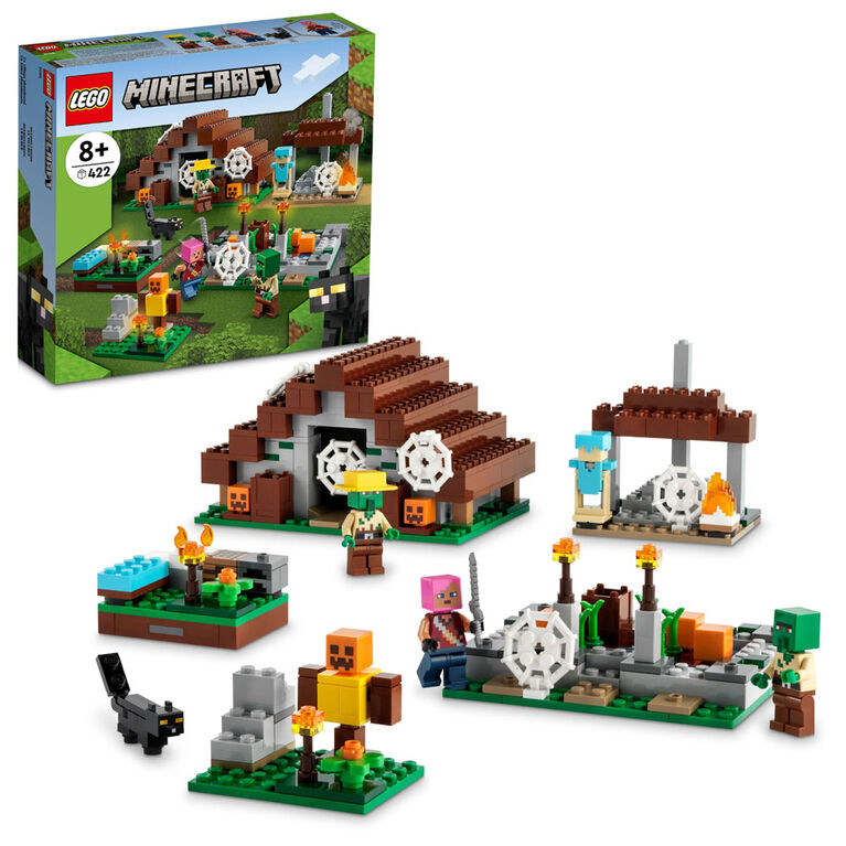 LEGO Minecraft Le village abandonné 21190 Ensemble de construction (422 pièces)