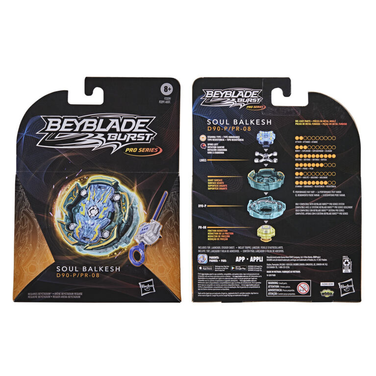 Beyblade Burst Pro Series Soul Balkesh Spinning Top Starter Pack