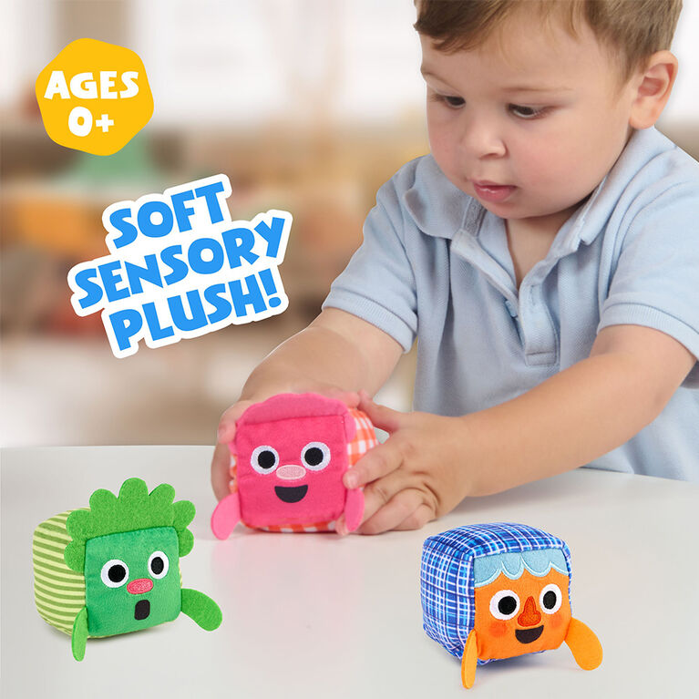 Super Simple Sensory Song Cubes, Noodle (Orange) Musical Plush Toy