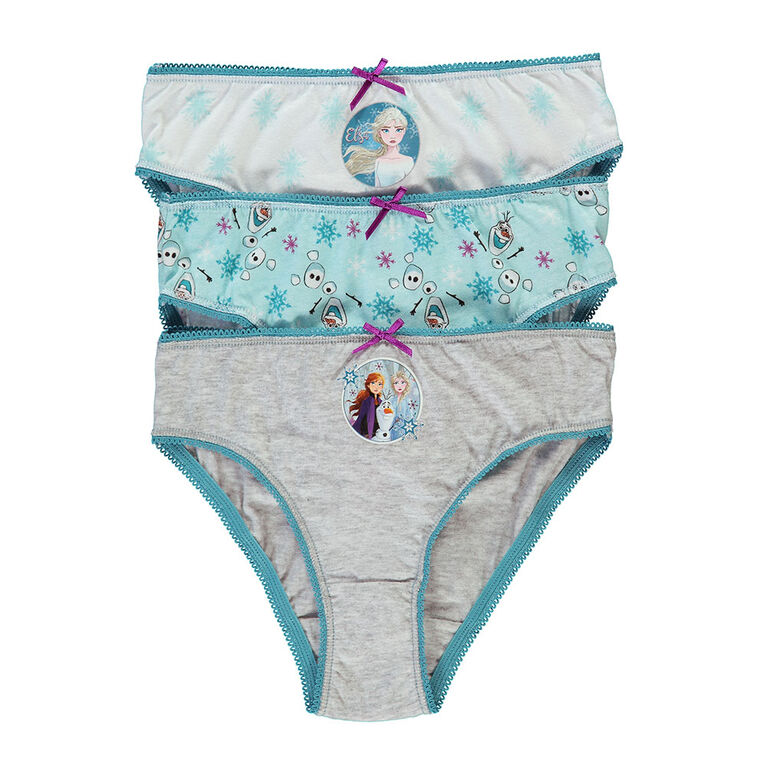 Disney Underwear Girls Knit 3 pk Frozen II - Size 4