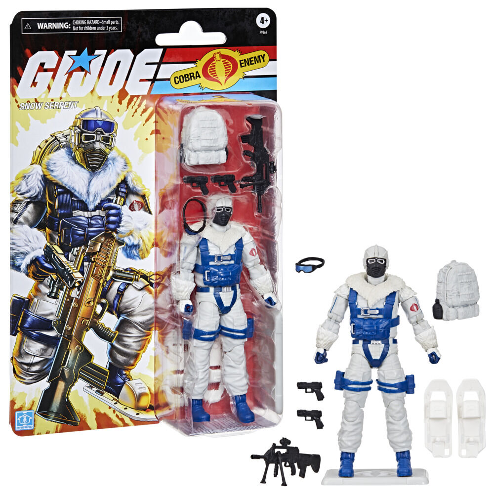 G.I. Joe Classified Series Retro Cardback, Snow Serpent Action Figure
