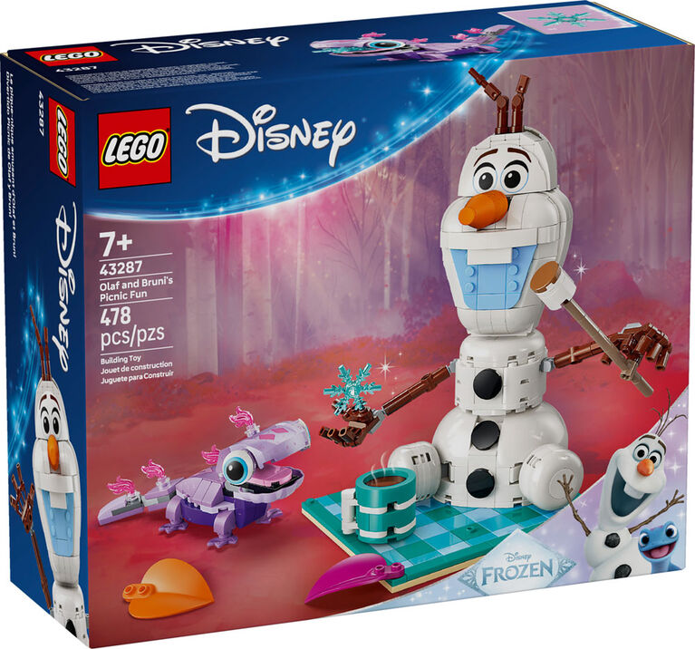 LEGO Disney Frozen Olaf and Bruni's Picnic Fun Building Toy for Girls & Boys , Ages 7+ - 43287
