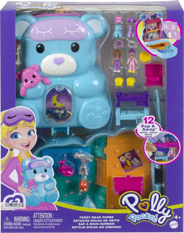 Polly Pocket Teddy Bear Purse