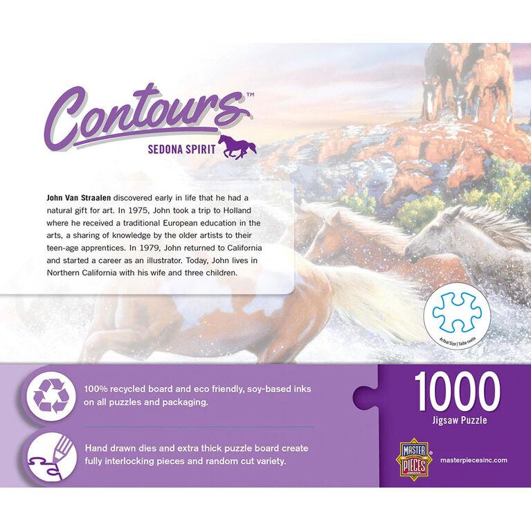 Contours - Sedona Spirit - 1000 Piece Shaped Jigsaw Puzzle