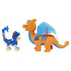 PAW Patrol, Rescue Knights Chase and Dragon Draco Action Figures Set