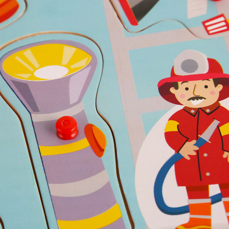 Imaginarium Discovery - 6 Piece Peg Puzzle Assortment - Firefighter