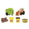 Play-Doh Wheels Tracteur de ferme, jouet pour enfants avec moule de remorque