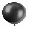 12" Latex Balloons, 10 pieces - Jet Black