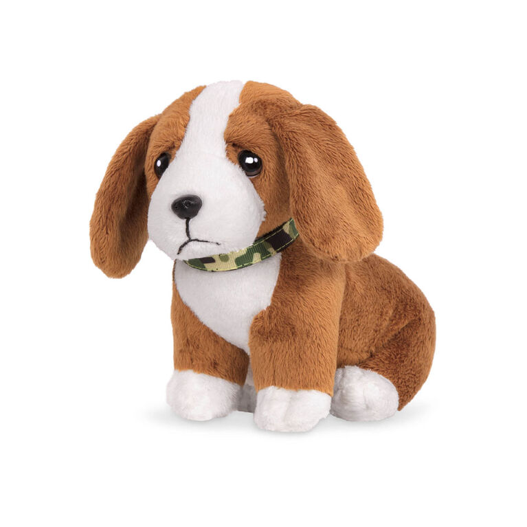 Our Generation Basset Hound Pup Pet Dog Plush with Posable Legs