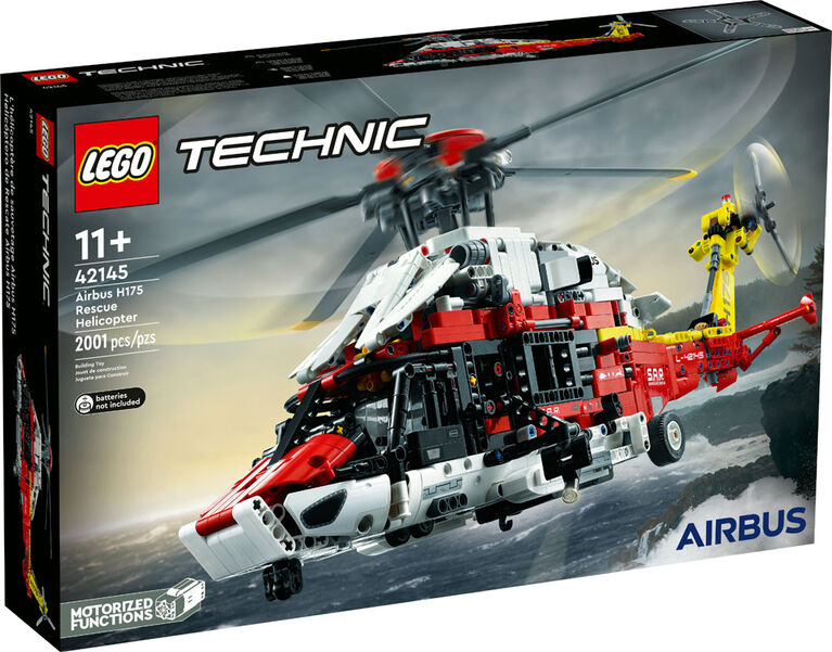 LEGO Technic L'hélicoptère de sauvetage Airbus H175, 42145 Ensemble de construction de modèle (2 001 pièces)