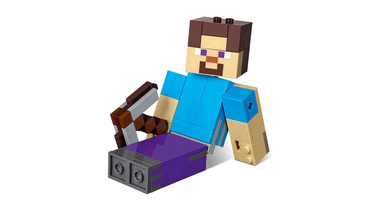 Lego Minecraft Steve Bigfig With Parrot Toys R Us Canada