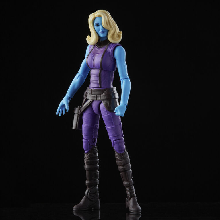 Marvel Legends Series 6-inch Scale Action Figure Toy Heist Nebula and 2 Build-a-Figure Parts