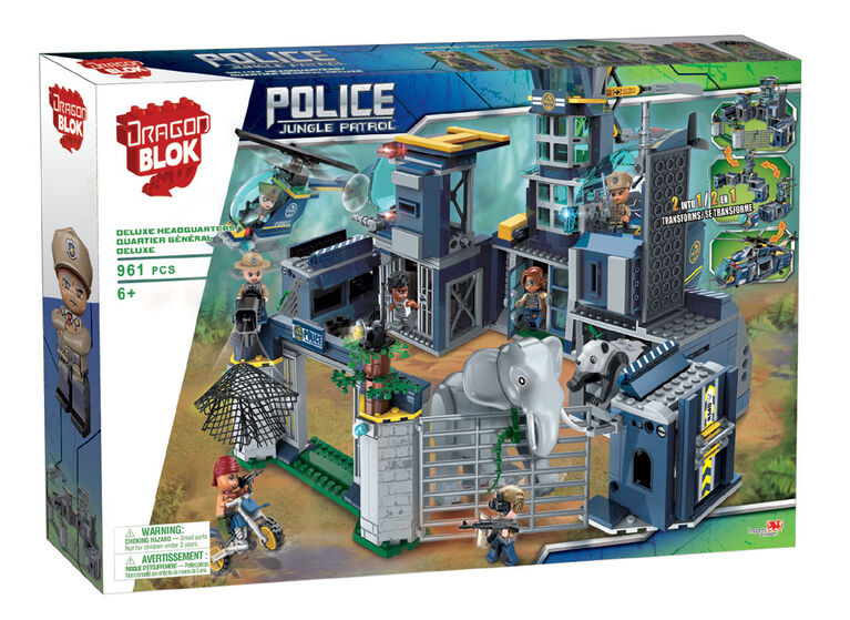 Dragon Blok: Police Jungle Patrol - Deluxe Headquarters