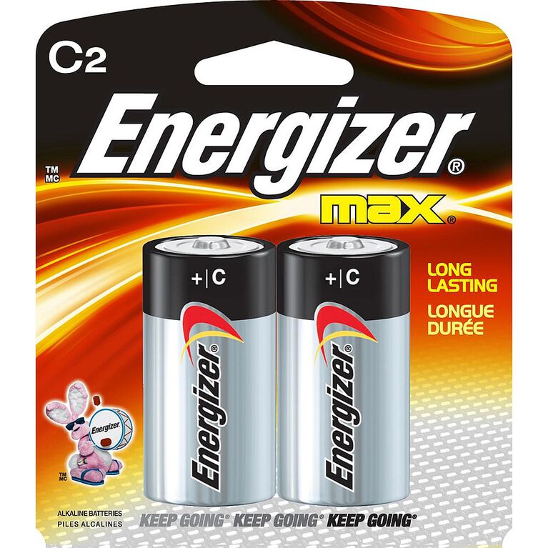 Energizer Max - C Batteries -  2 Pack
