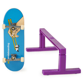 Tech Deck, Street Hits, Enjoi Skateboards Fingerboard with Flat Bar Obstacle
