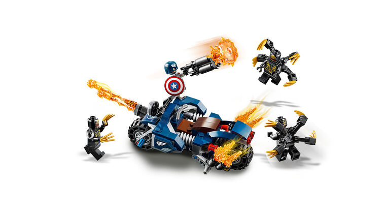Lego Super Heroes Marvel Captain America Outriders Attack 76123 Toys R Us Canada