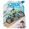 Supercross, Authentic Ricky Carmichael 1:10 Scale Collector Die-Cast Motorcycle Replica with Display Stand