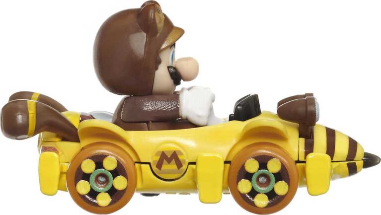 Tanooki Mario Bumble V et karts de Mario Kart de véhicules Hot Wheels
