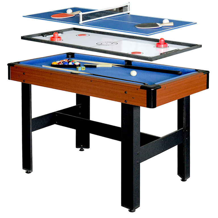 Table multi jeux Triad 3-en-1 de 122 cm (48 po)