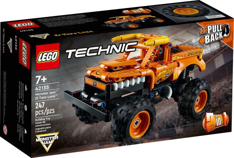 LEGO Technic Monster Jam El Toro Loco 42135 Model Building Kit (247 Pieces)
