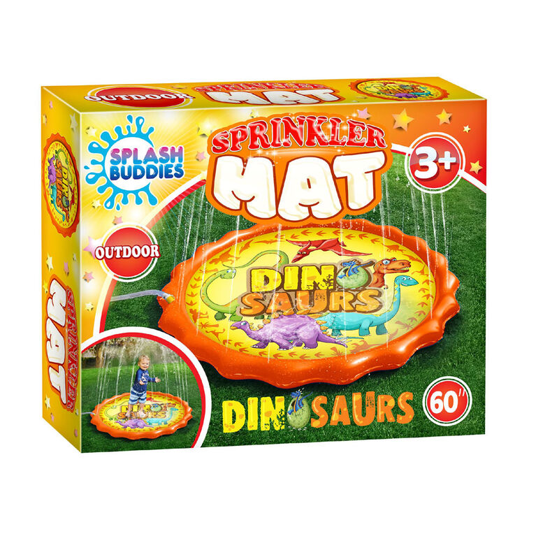Splash Buddies Dino Sprinkler Mat - English Edition