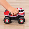 Plush Power RC, Remote Control Fire Truck with Soft Body and 2-Way Steering