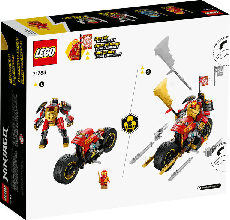 LEGO NINJAGO La moto robot de Kai EVO 71783 Ensemble de jeu de construction (312 pièces)