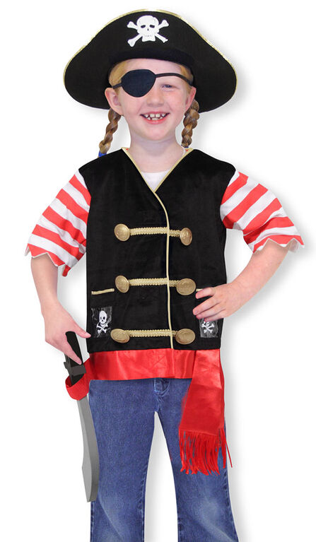 Melissa & Doug Pirate Role Play Costume Set