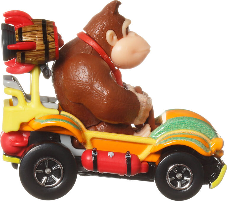 Hot Wheels Mario Kart Donkey Kong Collection of 1:64 Scale Die-Cast Replica Vehicle, Toy Collectibles