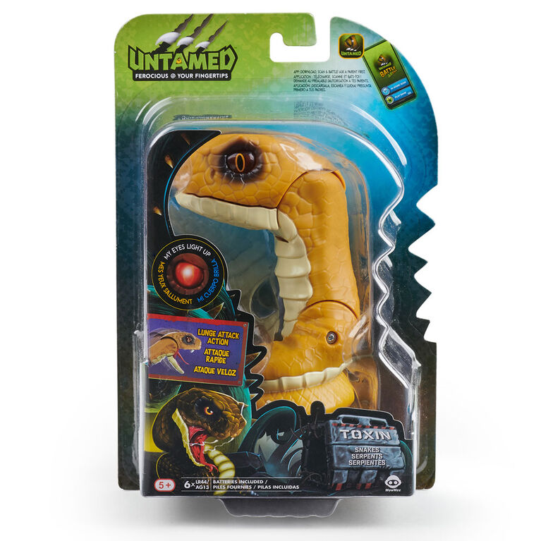 Untamed Snakes - Toxin (Rattle Snake) - Interactive Toy <br>