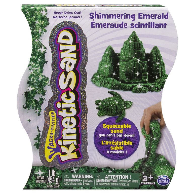 Kinetic Sand 1lb Shimmering Emerald Green