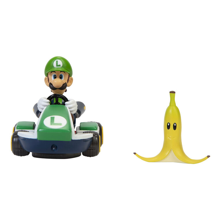2.5" Spin Out Mario Kart Assortment - Luigi